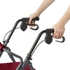 Medline Rollator Walker with Seat and Wheels, Durable Steel Frame