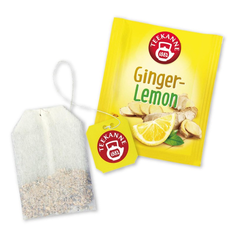 Pompador Ginger & Lemon Set of 12 Tea Bags