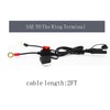 Motorcycle Solar SAE Quick Disconnect Extension Cable Adapter, Ring Terminal
