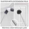 Ceiling Fan Duster with Extension Pole, Cobweb Duster & Ceiling