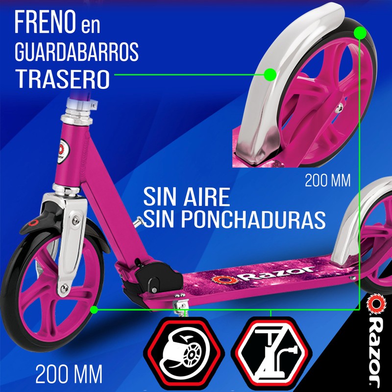 Razor A5 LUX Kick Scooter - Pink - FFP ,38.6