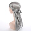 Fxhixiy Men Women Durag Extra Long-Tail Headwraps Silky Satin Pirate