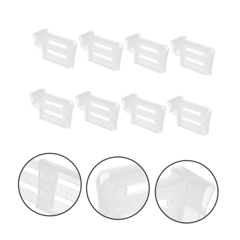 Operitacx 8Pcs Expandable Fridge Organizers Side Door Dividers for Refrigerator