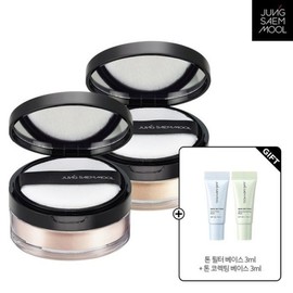 JUNGSAEMMOOL 에센셜 파우더 일루미네이터 + 톤 필터 베이스 3ml + 톤 코렉팅 베이스 3ml Essential Powder Illuminator + Tone Filter Base 3ml + Tone Correcting Base 3ml