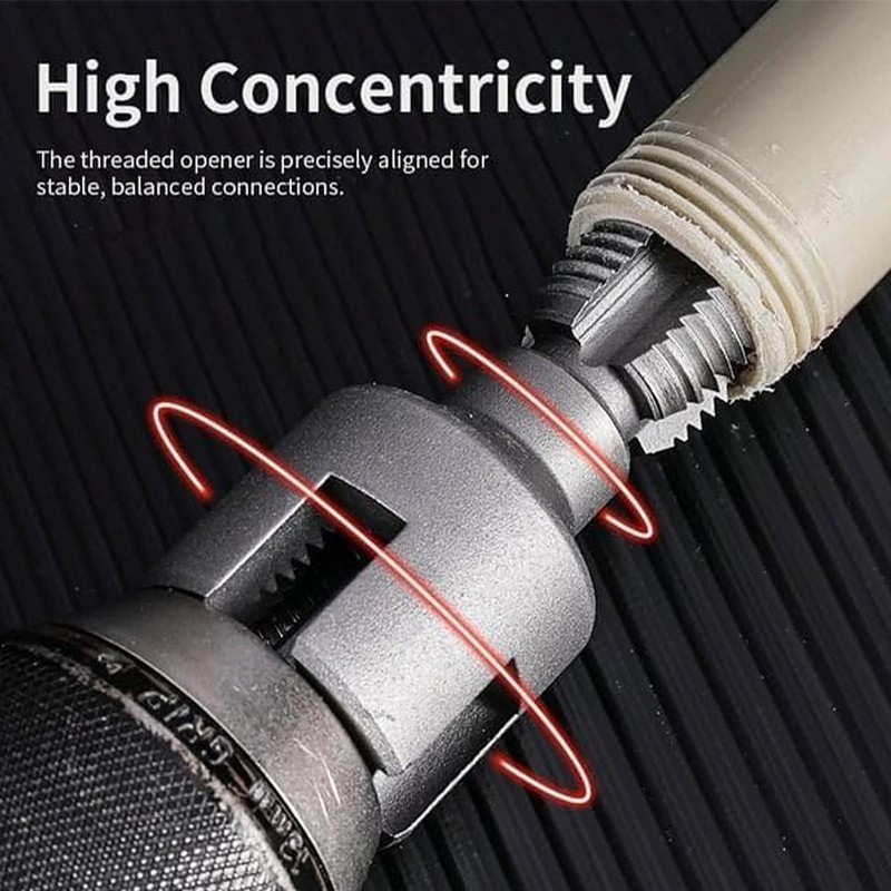 Pipe Thread Cutting Tool, Integrated Internal & External Pipe Threading