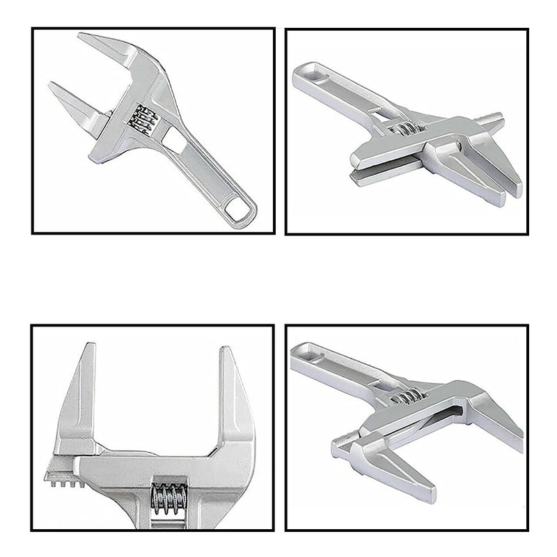Wrenches Adjustable - Short Handle Aluminum Alloy Shifting Spanner -