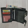 Roberto Leather Wallet with Chain Smooth Leather Design with RFID
