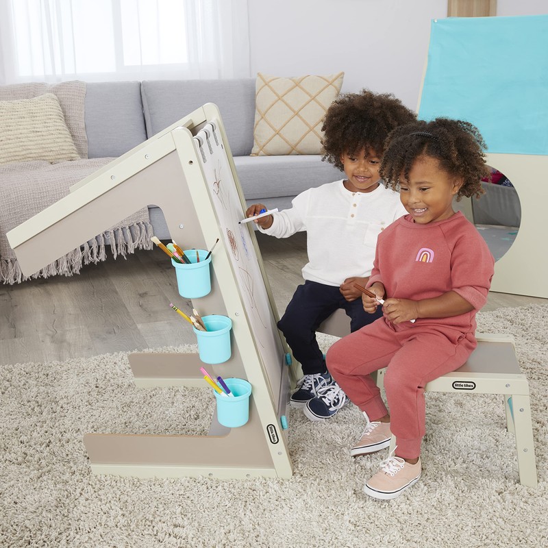 2-in-1 Easel and Table, Children and Kids Activity Art Studio