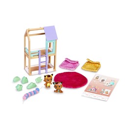 Mymy City - Shayla & Lyla Furniture Set with Figures for Boys and Girls from 3 Years (Famosa 700015597)