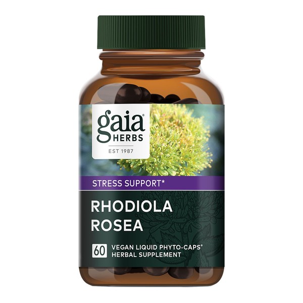 Gaia Herbs Rhodiola Rosea - 60 liquid capsules