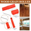 Supkiir 8Pcs Wood Graining Painting Tool Set, Including Rubber Wood