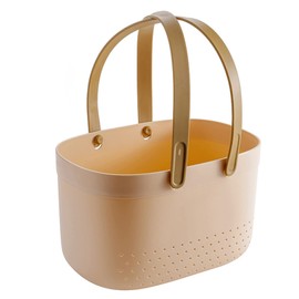 HERCHR Cleaning Supplies Organiser Caddy Organiser, Portable Shower Caddy Basket, Portable Shower Basket, Plastic Storage Baskets with Handle, Plastic Carry Bag, Caddy Organiser Bin for Bathroom