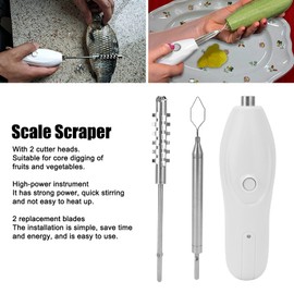 Hand‑Held Vegetable Corer, Comfortable Scale Scraper Save Time and Energy Replaceable with Beautiful and Practical for Family and Friends for Kitchen