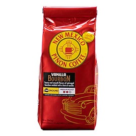 New Mexico Piñon Coffee Naturally Flavored Coffee (Vanilla Bourbon Ground 12 Ounce)