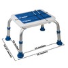 Adjustable Non-Slip Bath Safety Step Stool