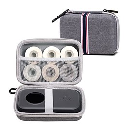 Label Printer Case Hard Carry Case Compatible with Phomemo D30/Q30S/D35/M110 Label Printer, Label Maker Labeler Storage Holder