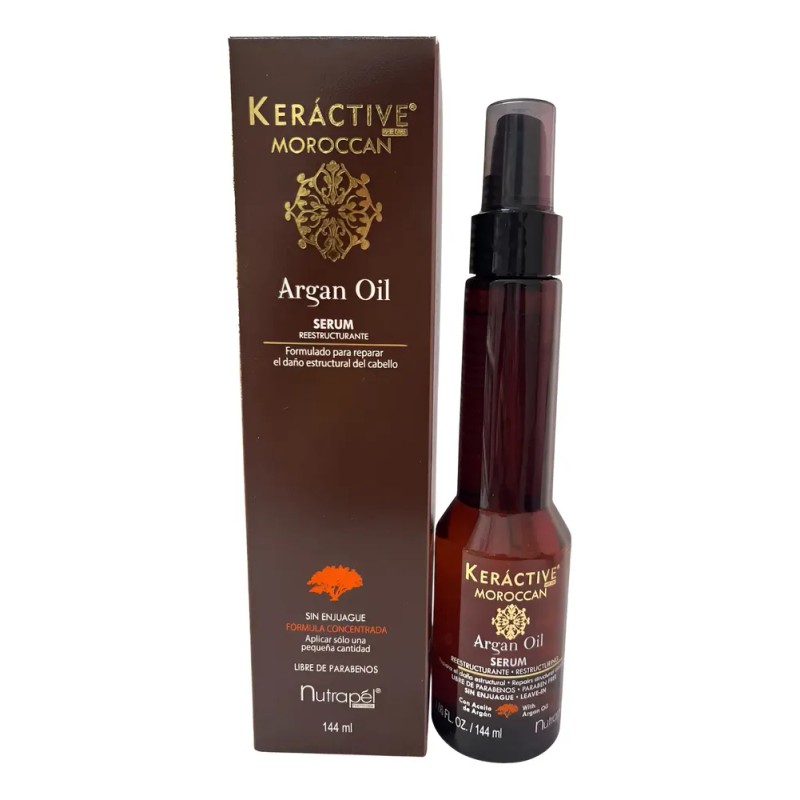 Nutrapel Keractive Moroccan Argan Serum 144ml - 1 Pieza
