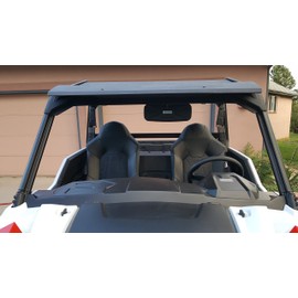 DELUXE Rear View Mirror 12"W x 4 1/2"T for Polaris General, General 1,000