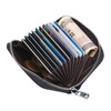Jeem zm-kc-001 Credit Card Case, Genuine Leather, Chabara, 12 Pockets,