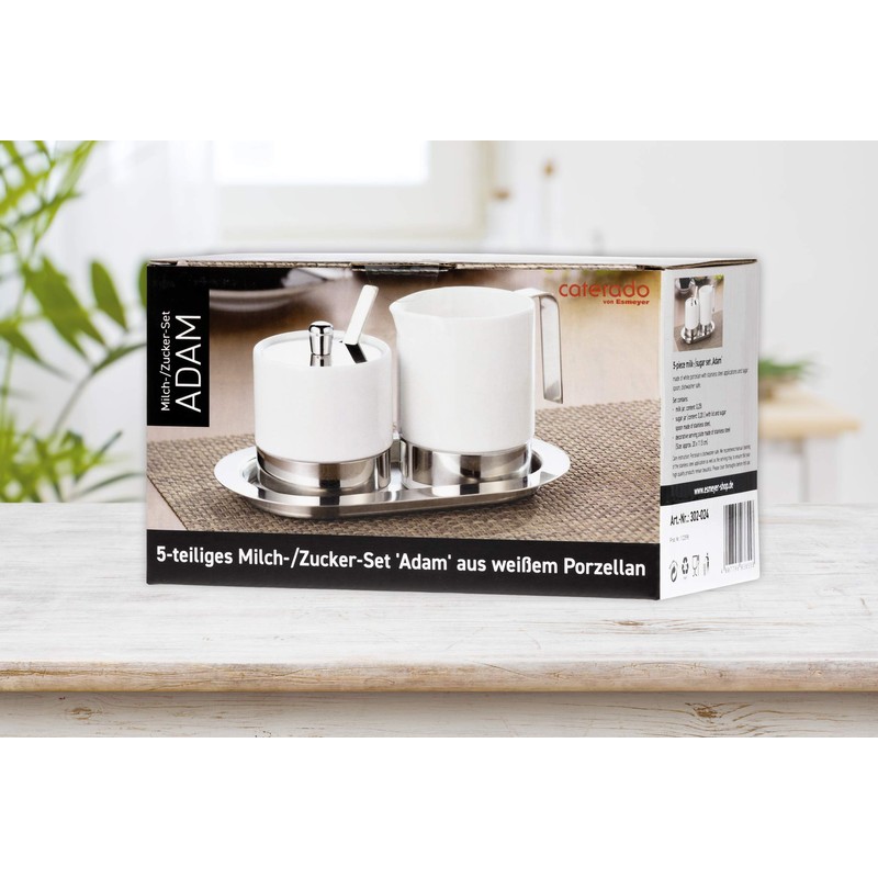 Esmeyer Adam 302-024 Sugar and Milk Set 5-Piece