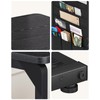 Vovonusy Narrow C-Shaped End Table, Small Side Table for Couch