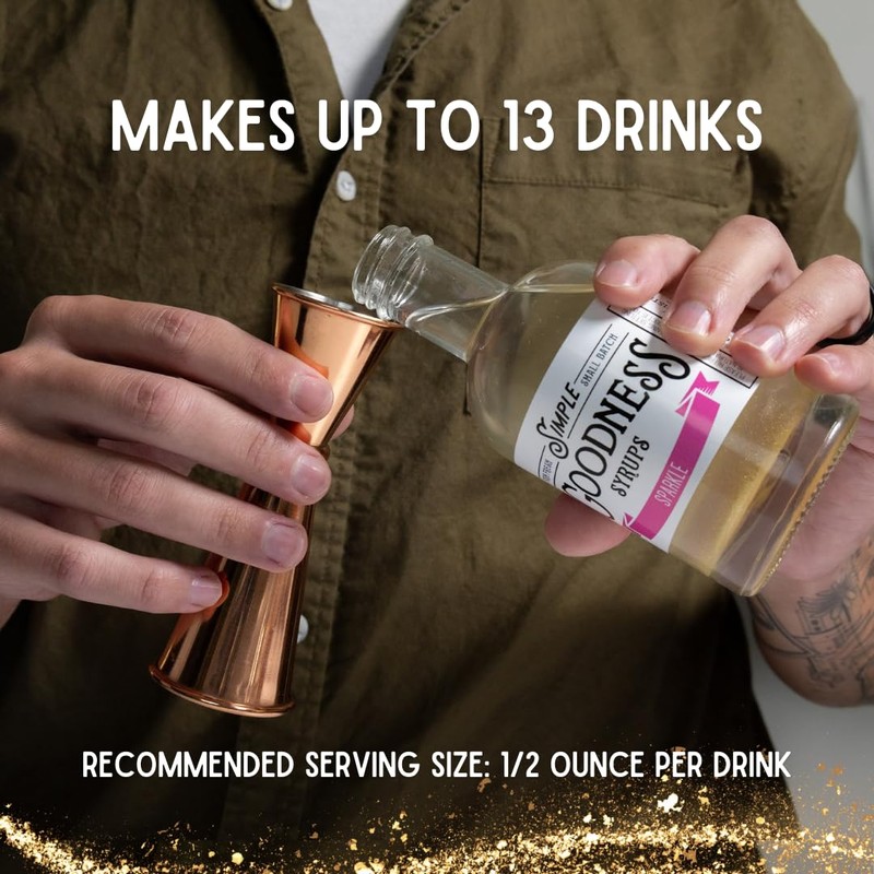 Simple Goodness Sisters Simple Syrup, Organic Cane Sugar, Syrup for