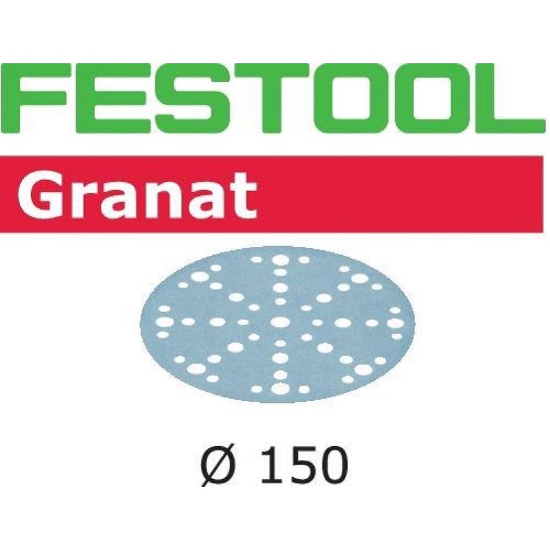Festool 575156 STF D150/48 P80gr/10 sanding discs, steel grey, pack