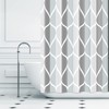 Gelbchu Grey Fabric Bath Shower Curtain,Waterproof Design and Polyester,Quick-Drying,Heavy Weight,Extra