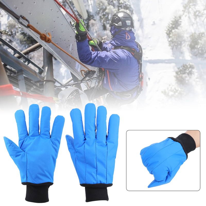 Cryogenic Gloves Liquid Nitrogen Protective ‑200°C to ‑360°C Low Temperature