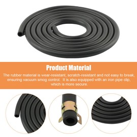 14pcs Generator Fuel Line Kit,8.5mm X 1.5m Motorcycle Fuel Gas Line Hose Tube, Fuel Line Gas Tube Hose,Easy Install 2 In 1 Screwdriver,for Dirt Bike Go Kart Moped Lawn Mower