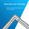 ODYSUNRAL Heavy Duty Boat Handrail Fitting, 2-Way 90 Degree Elbow