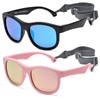 Flexible Polarized Baby Sunglasses with Adjustable Strap for Toddler Newborn
