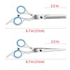 AUTENS Professional Hair Cutting Scissors Set 10 Pcs Hairdressing Scissors