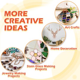 Copper Foil Tape, Selizo 2 Packs Copper Adhesive Tape Strip with Double-Sided Conductive for Stained Glass, EMI Shielding, Paper Circuits, DIY Home Décor, Soldering, Electrical Repairs