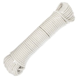 West Coast Paracord Solid Braid Cotton Sash Cord – Comes in 100 Foot Length (1/4 Inch)