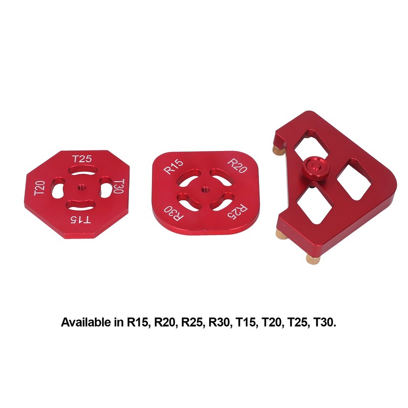 Router Template Aluminium Alloy Round Corner Radius Jig Tool Set