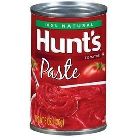 Hunt's 100% Natural Tomato Paste 6 oz (Pack of 24)