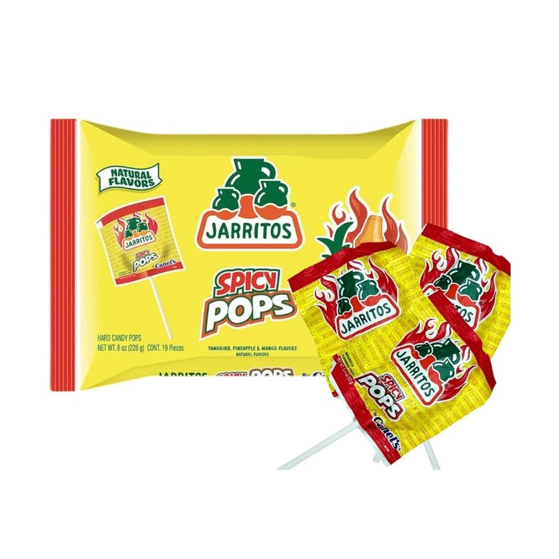 Jarritos Spicy Lollipops – 2 Pack Bottle-Shaped Mexican Hard Candy