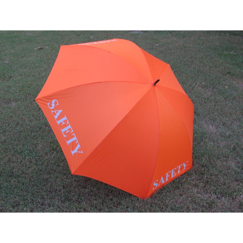 Safety Orange Color 68" Golf Umbrella Crossing Guard Super Jumbo