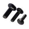 VAMUOEFL 5/16-18 x 3/4" Carriage Bolts Screws Black Finish, Round