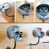 Tooyuart Helmet Holder,Skull Helmet Holder Wall Mount Helmet Rack with