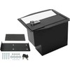 KUAFU Center Console Safe Vault Storage Box w/Bolts Compatible with