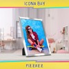 Icona Bay 8x10 Picture Frame, Silver Solid Wood Scandinavian Style