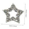 WOONEKY 12pcs Decorative Star Charms for Nail Art Rhinestone Nail