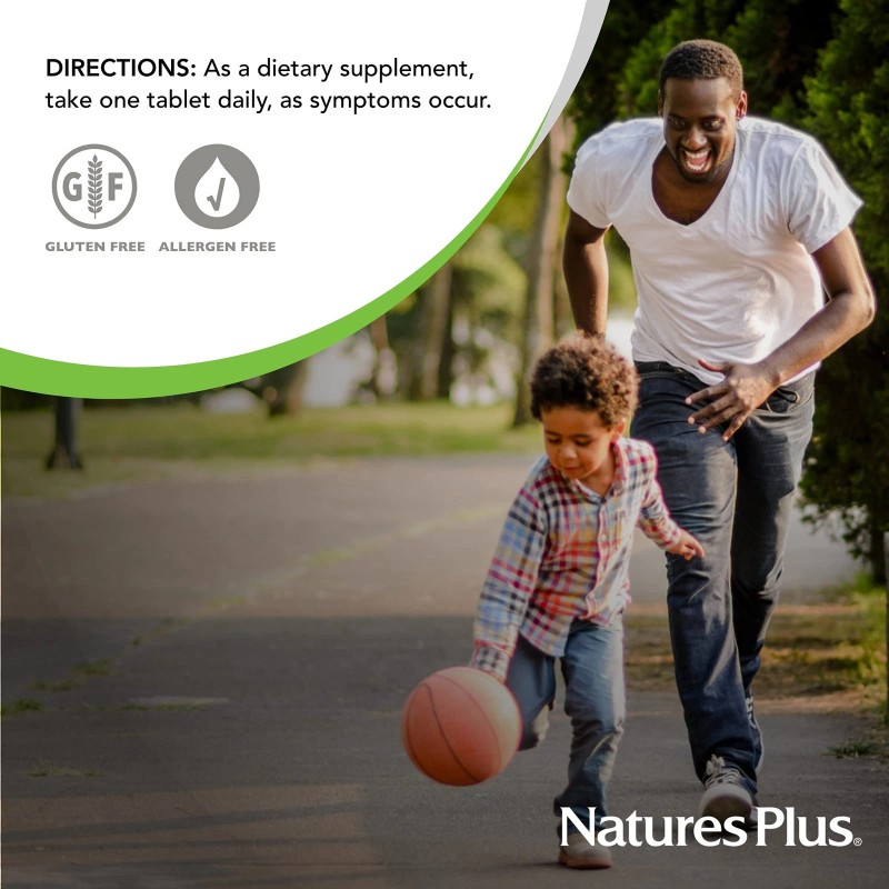 NaturesPlus Pancreatin Digestive Enzyme 60 Count Support for Gas Bloating