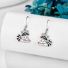 ONEFINITY Raccoon Earrings 925 Sterling Silver Raccoon Earrings Animal Raccoon