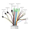 Electric Cycle Brushless Square Wave Controller with Lamp Wire for