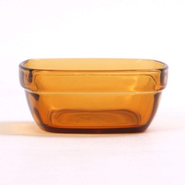 DURALEX GO2031DF06 Curry Bowl Amber 150cc Set of 3