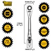 1 x SabreCut MRSC04 Mini Micro Ratchet 1/4" (6.3mm) HEX