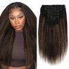 Sassina Clip ins Hair Extensions Kinky Straight Style Clip in